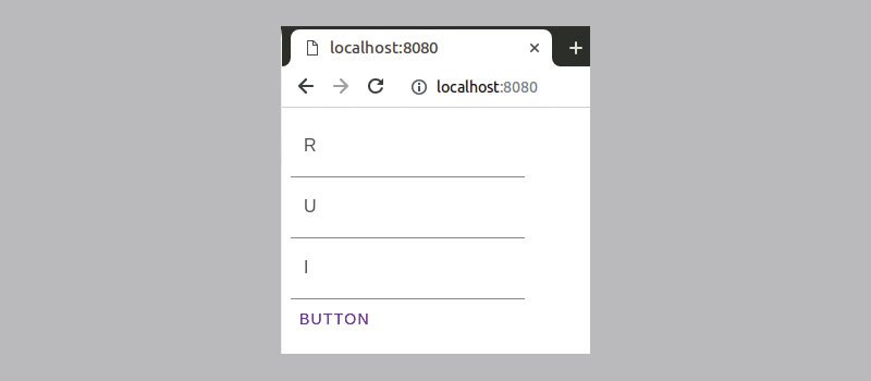 localhost widgets screen