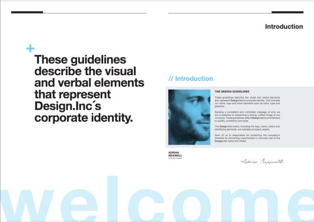 Best brochure templates: Brand manual