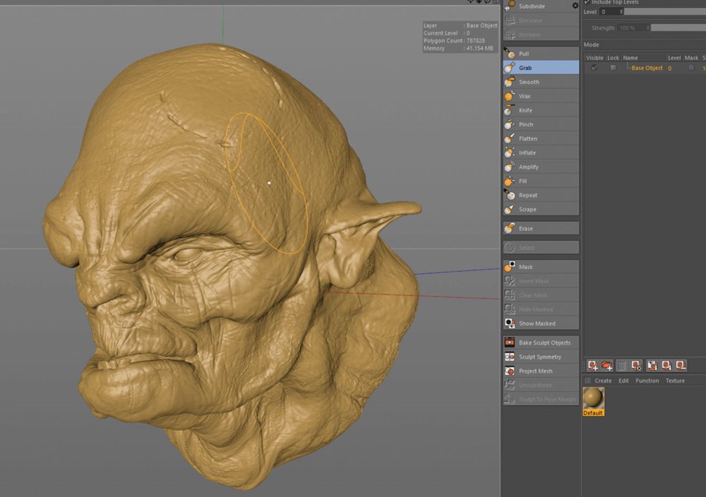 Cinema 4D tips: Use sculpt tools when modelling