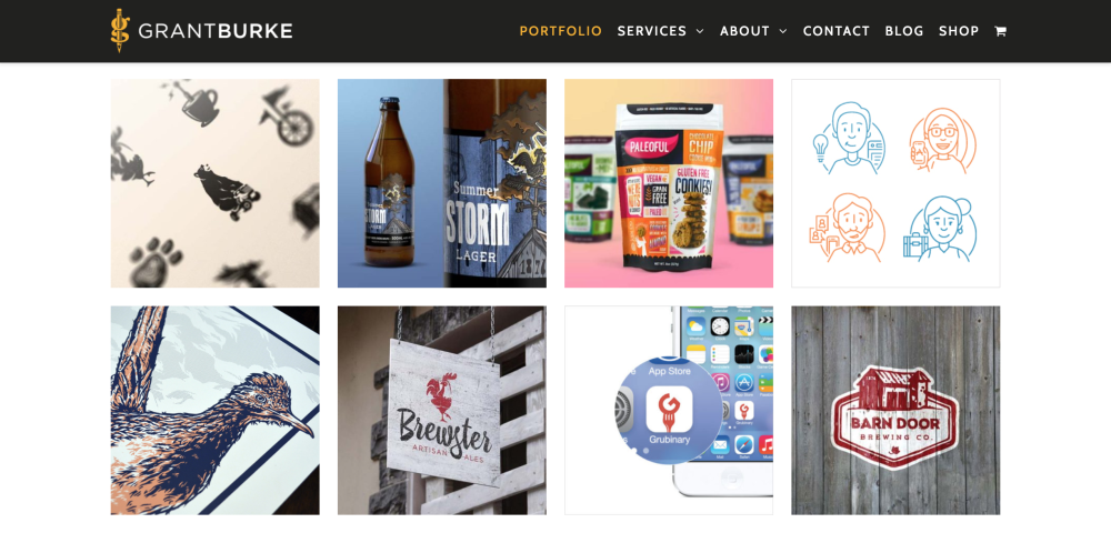 Graphic design portfolio - Grant Burke