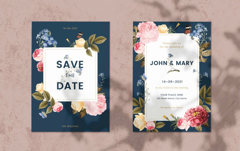 Save the Date template