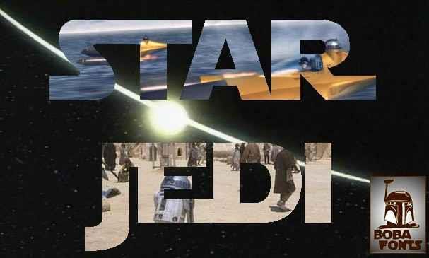 Star Jedi font sample