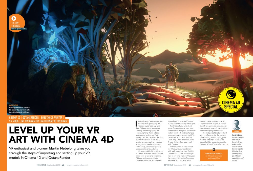 spread from 3D World 237