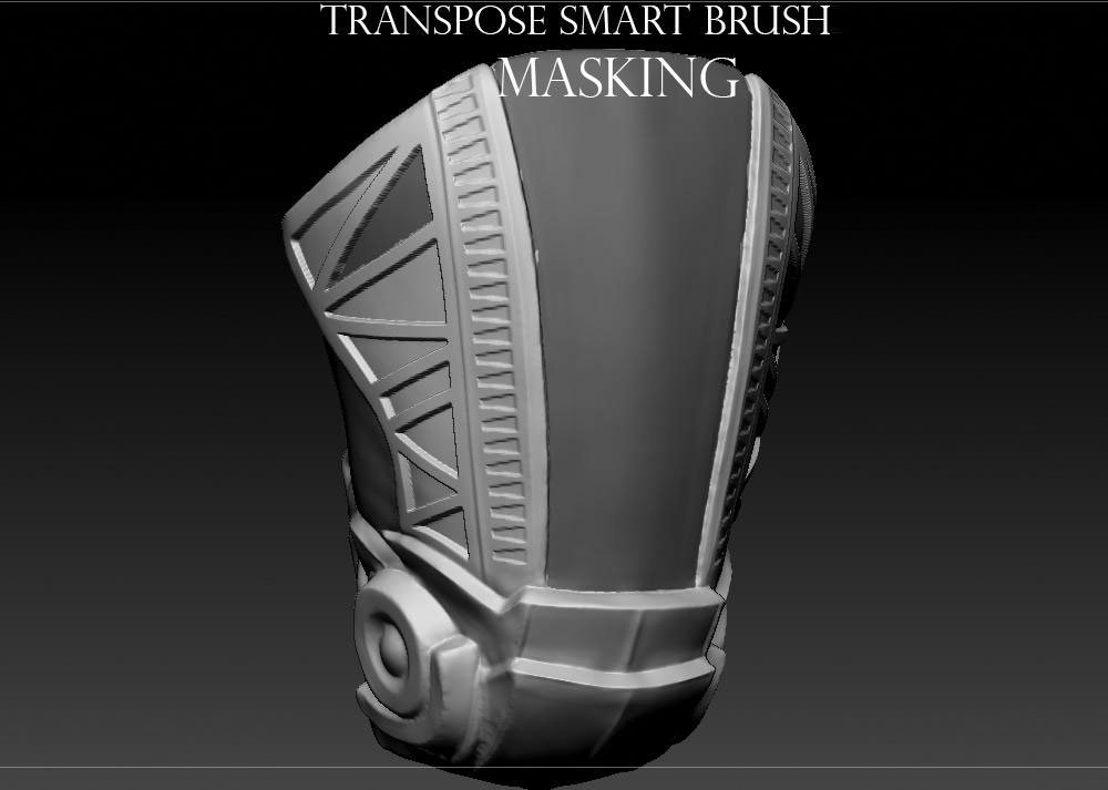 15 tips to master ZBrush: Transpose smart masking