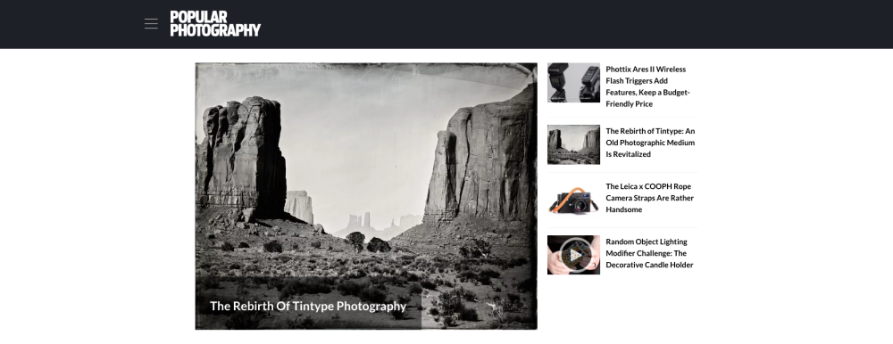 Best photography websites: PopPhoto