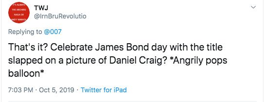 James Bond: No Time to Die