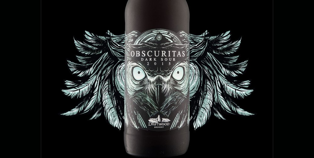 Beer bottle illustrated design