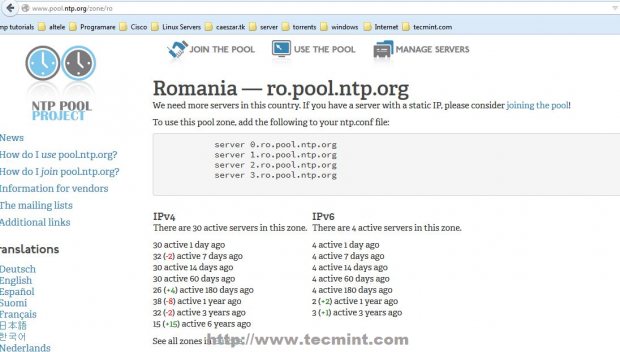 NTP Pool Server