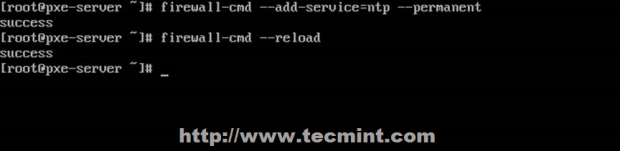 Open NTP Port in Firewall