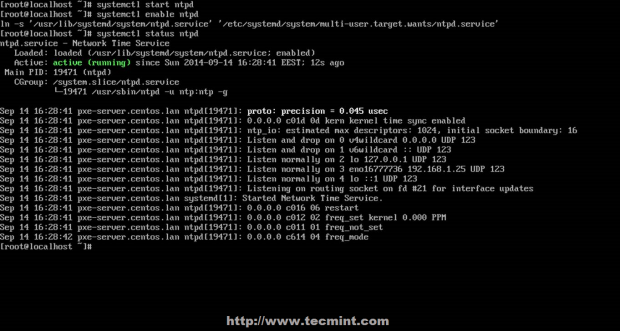 Start NTP Service