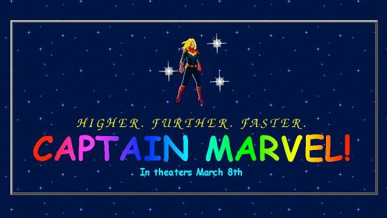 Captain Marvel homepage