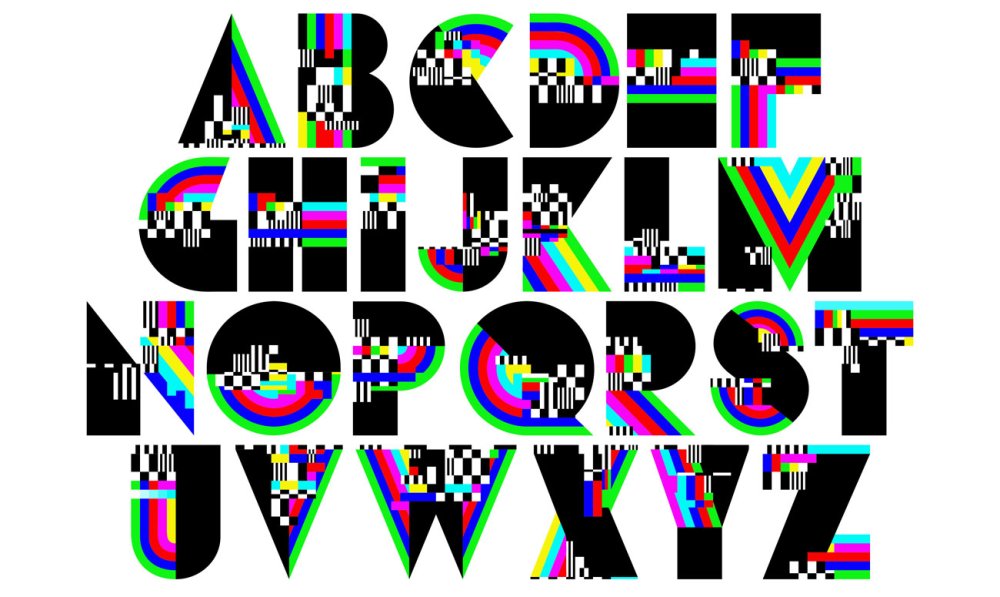 5 of the hottest typography trends: Colourful fonts