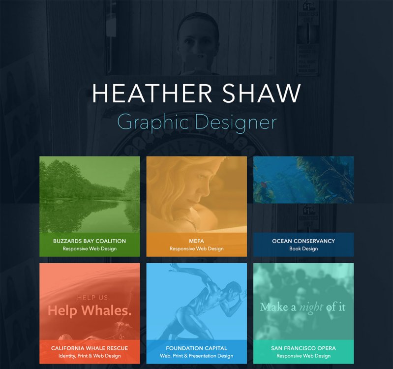 Graphic design portfolio - Heather Shaw