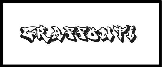 Graffiti font Graffonti