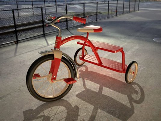 Free 3D models - tricycle