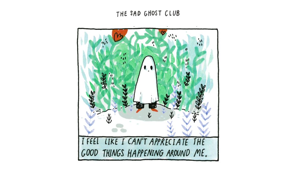 imaginative web comics: sad ghost club