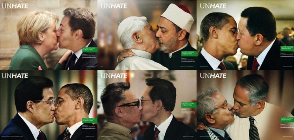 United Colors of Benetton UnHate campaign
