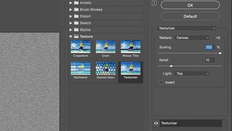 Photoshop canvas textures