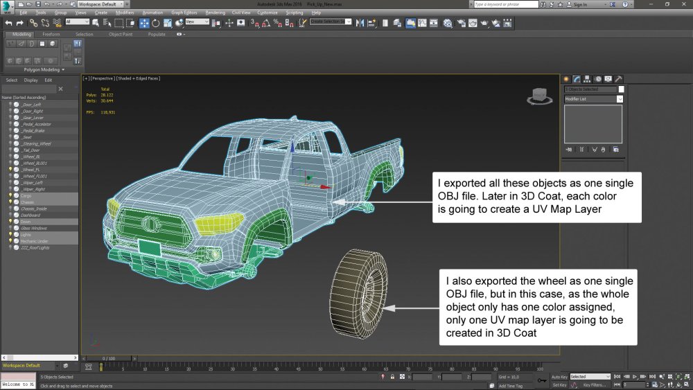 Make vehicle animations with iClone 7: Align the structure with the model