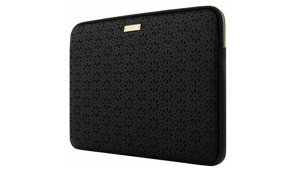 Best laptop sleeve: Kate Spade New York Perforated Leather Laptop Sleeve
