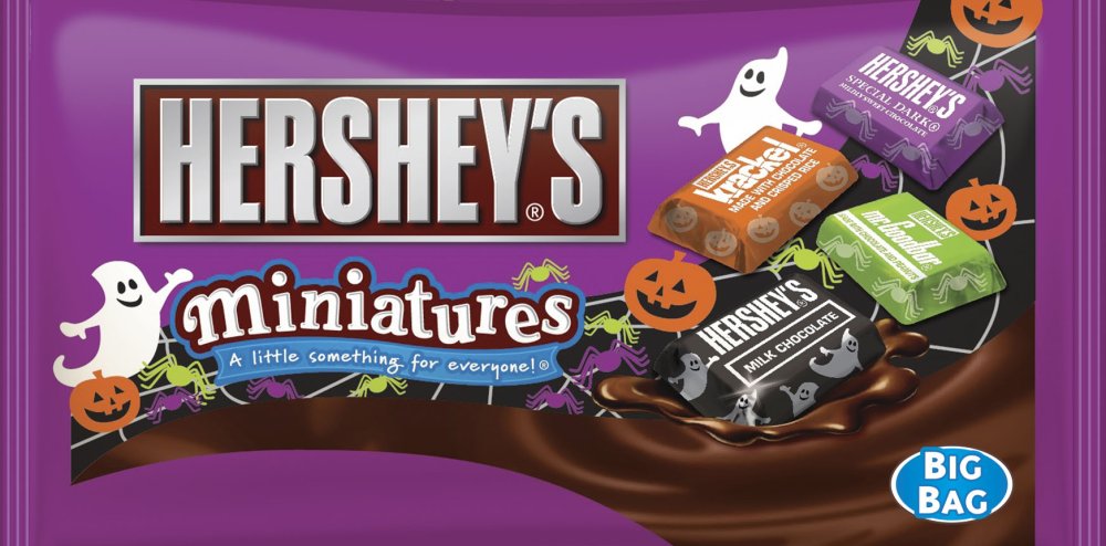 hershey's minitaures halloween packaging