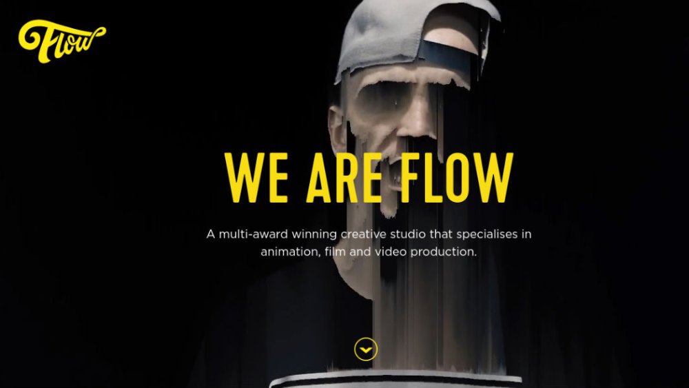Screenshot of Flow Creative site