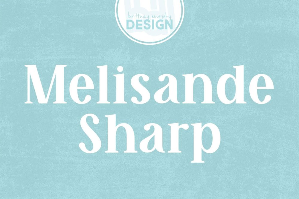 10 best free serif fonts of 2019: Melisande Sharp