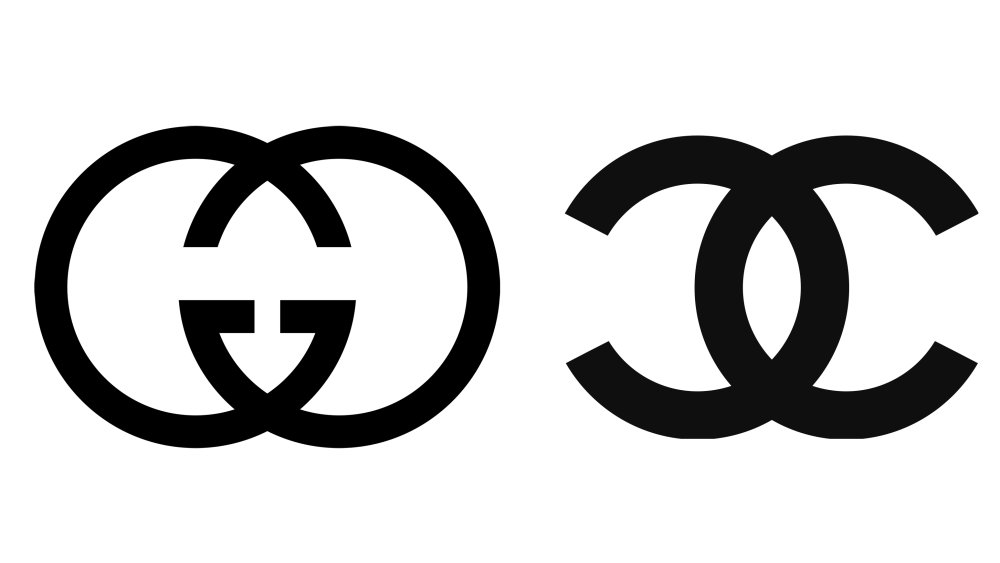 Similar logos: Gucci vs Chanel