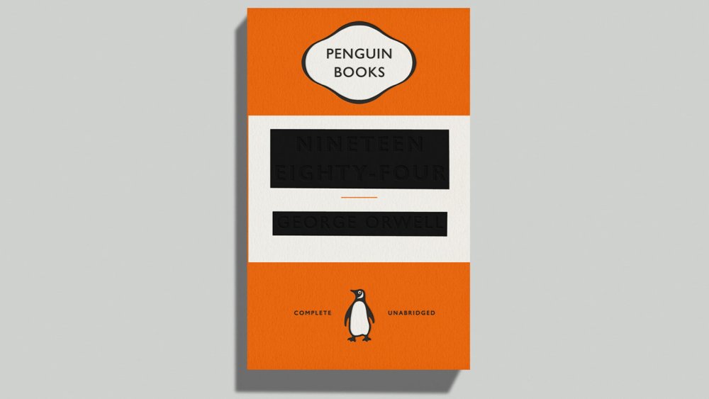 Penguin book cover for 1984