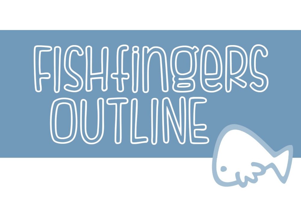 12 best new free comic fonts of 2019: FishFingers Outline