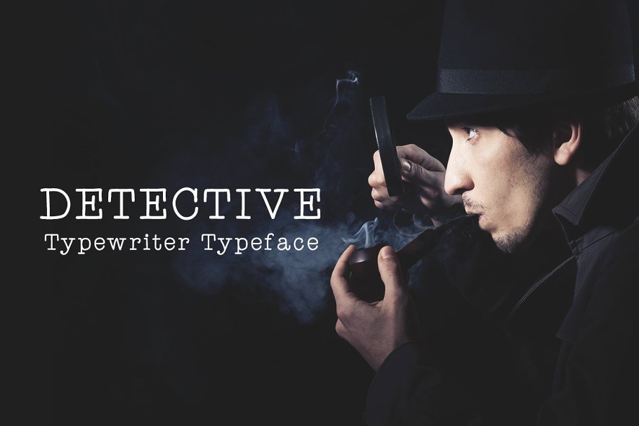 Typewriter fonts: Detective