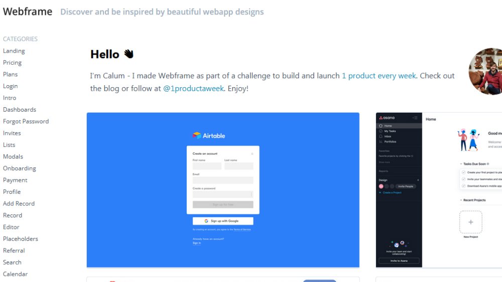 Best web design tools: Webframe