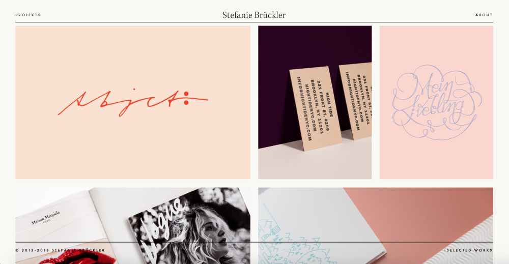 Graphic design portfolio - Stefanie Bruckler