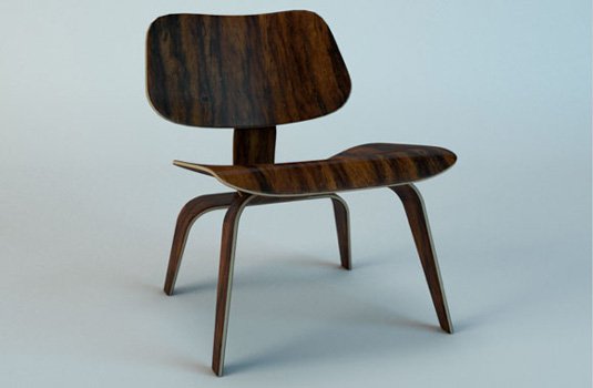 Free 3D models - Eames chair