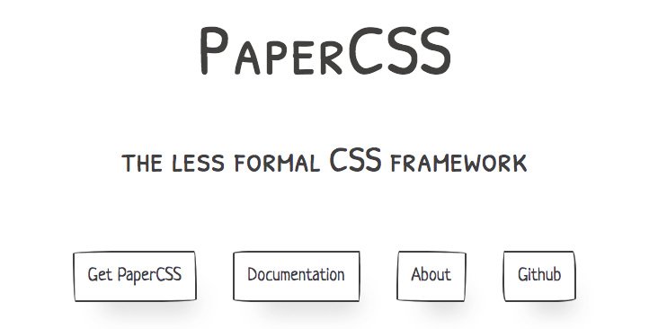 best CSS frameworks: PaperCSS