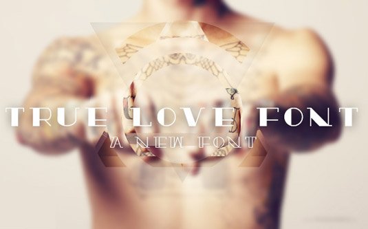 Tattoo fonts: True Love
