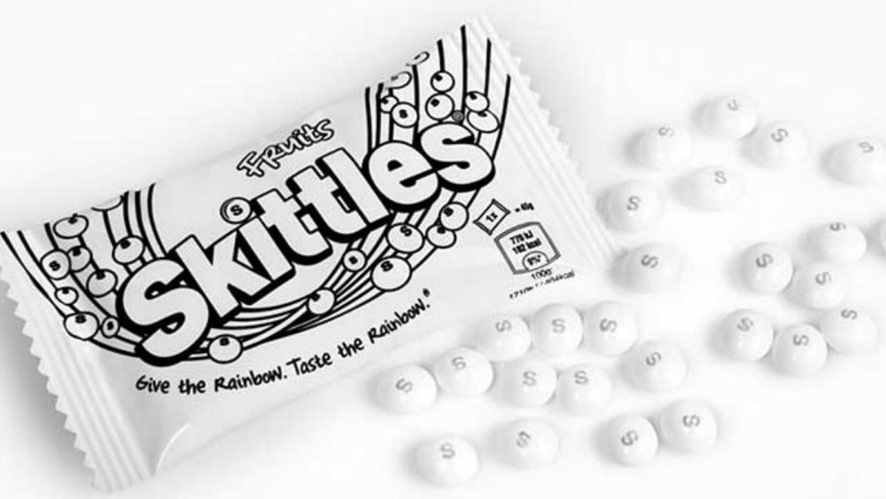 skittles white packaging
