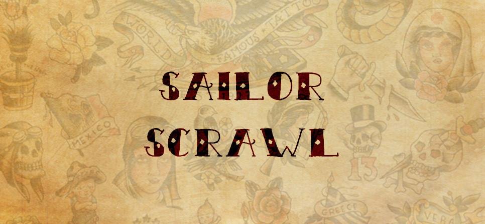 Tattoo font: Sailor Scrawl