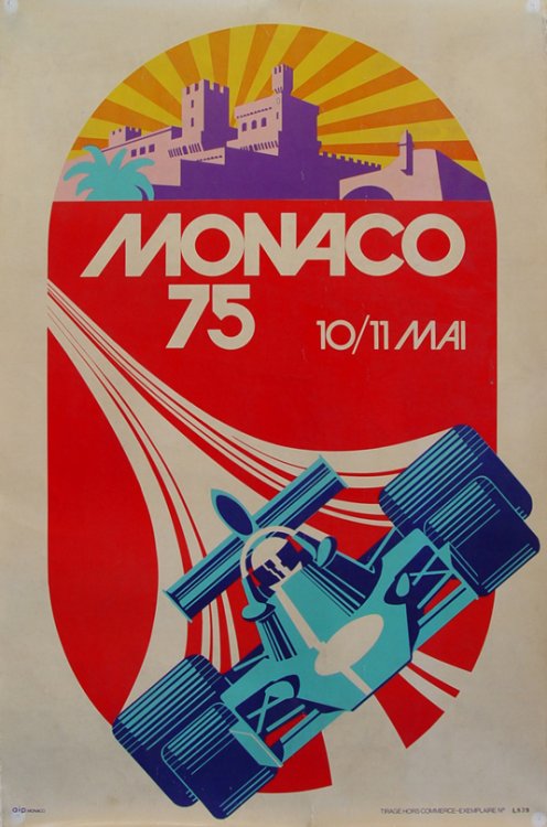 Vintage posters - Monaco 75