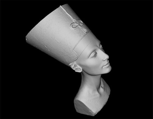 Free 3D models - Nefertiti