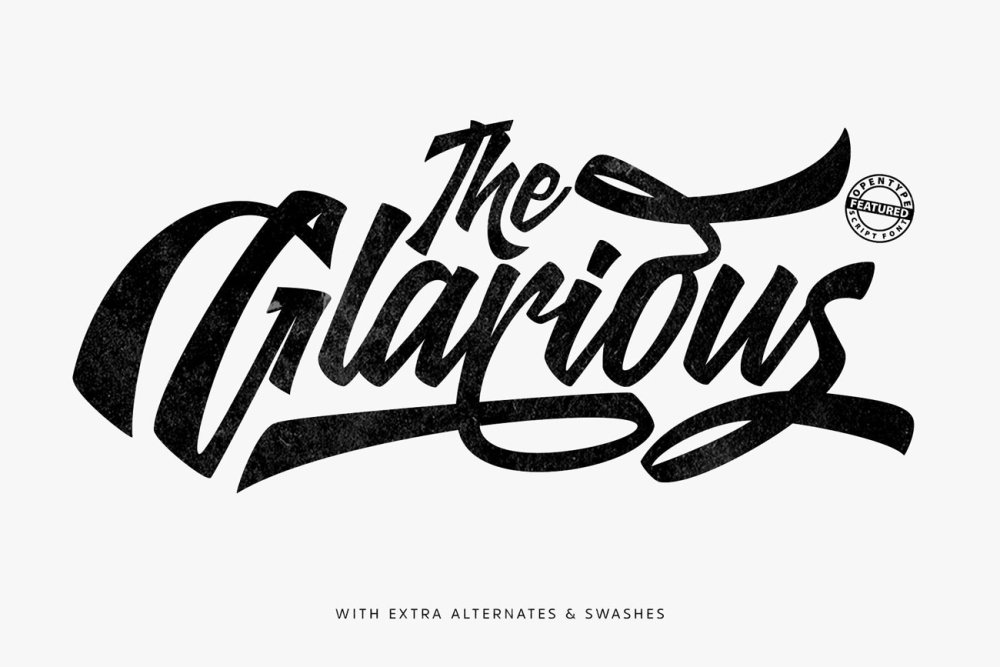 Best free calligraphy fonts of 2019: Glarious