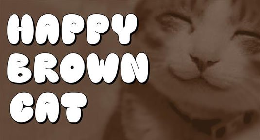 Free graffiti font: Happy Brown Cat