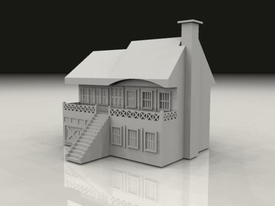 Free 3D models - House