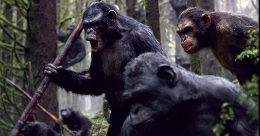 still from dawn on the planet of the apes