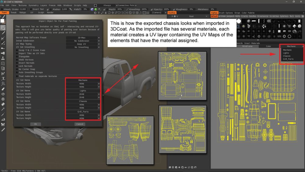 Make vehicle animations with iClone 7: Attach the model to the structure