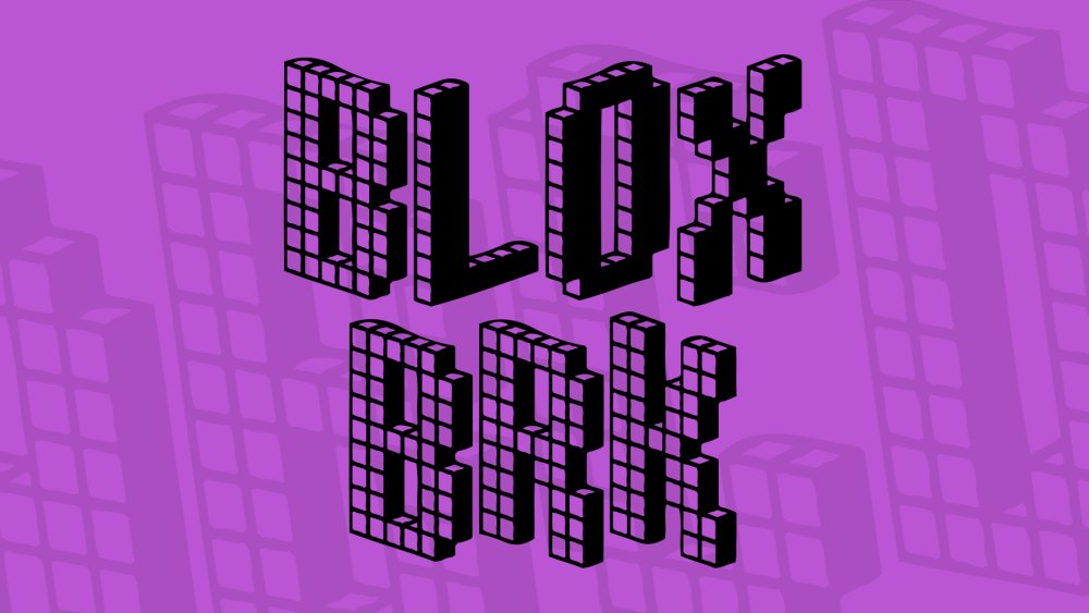 Free pixel fonts: Blox BRK