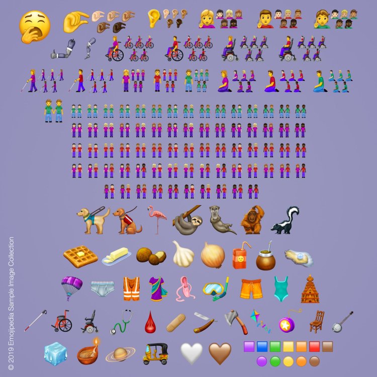 Full list of all the new 2019 emojis