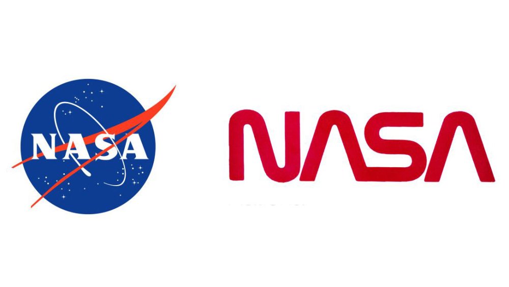 NASA logos: the meatball and the worm