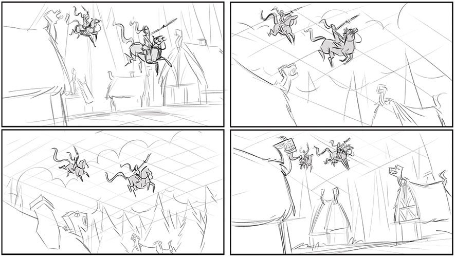 15 expert storyboard tips for TV animation: Sketch thumbnails