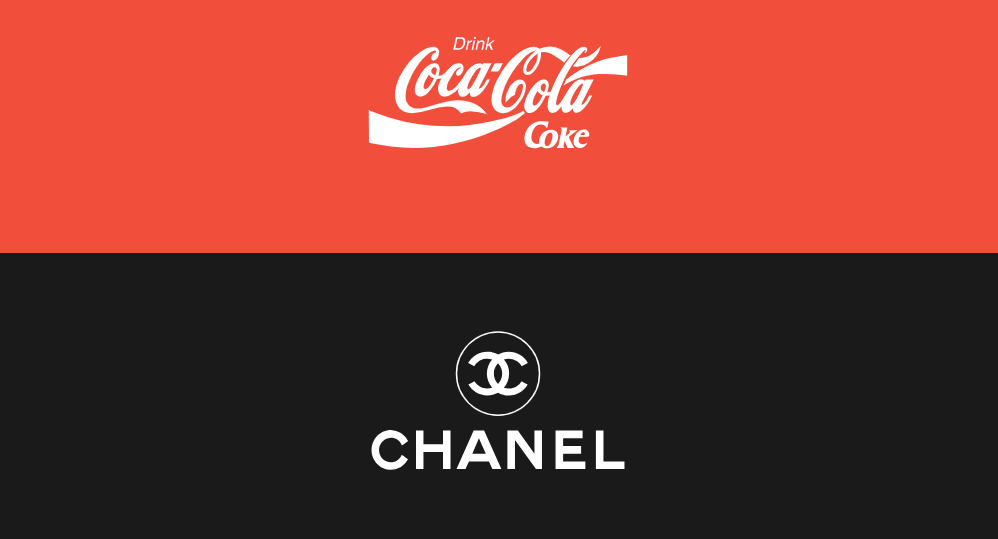 Coke and Chanel logos